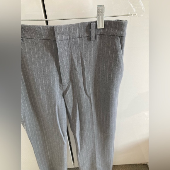 Uniqlo stripe work pants size small gray - Picture 5 of 7